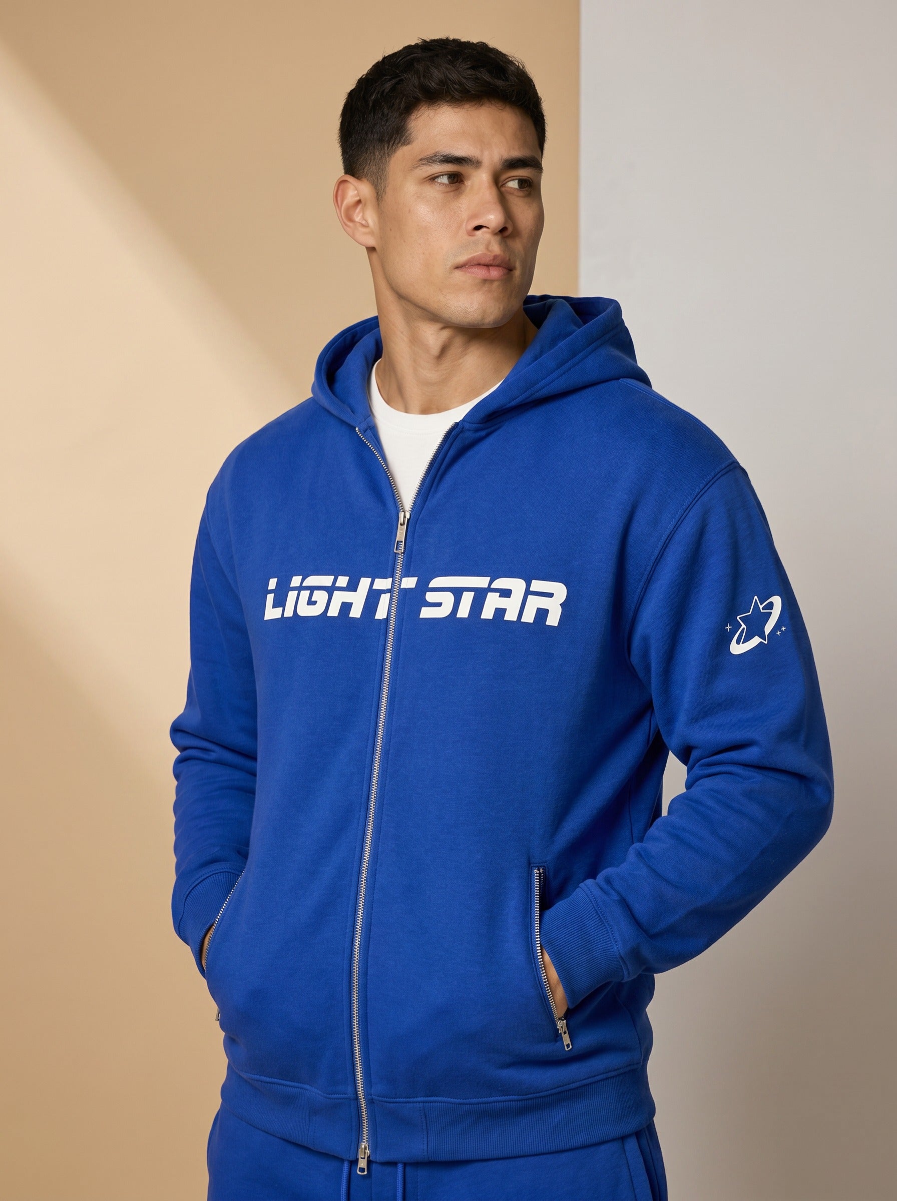 Stellar Zip Hoodie - Royal Blue