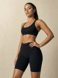 Solar Biker Short - Jet Black