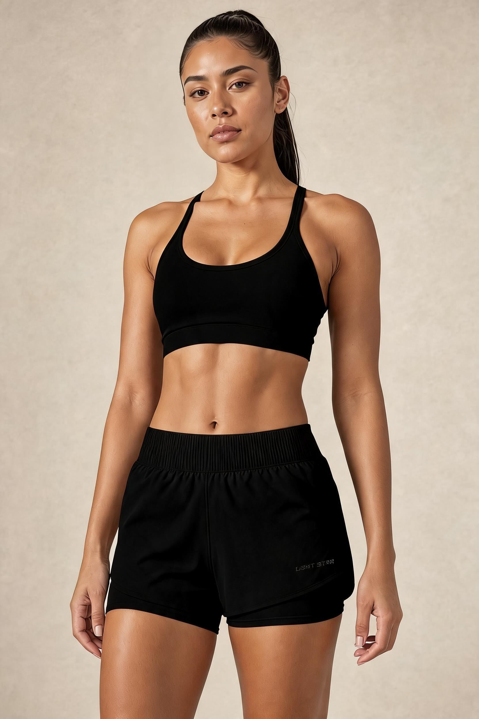 Pulse Run Short 3" - Jet Black