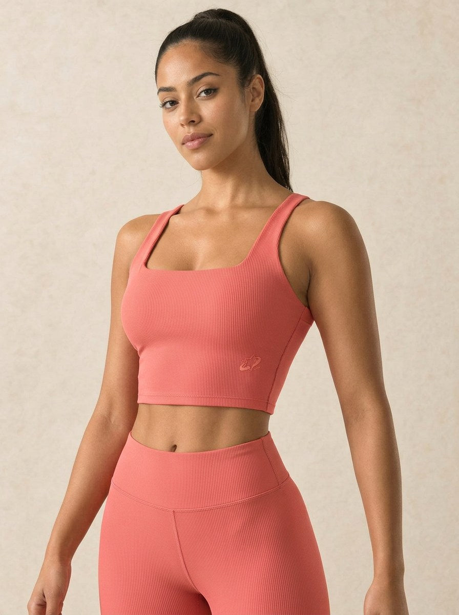 Glow Ribbed Crop