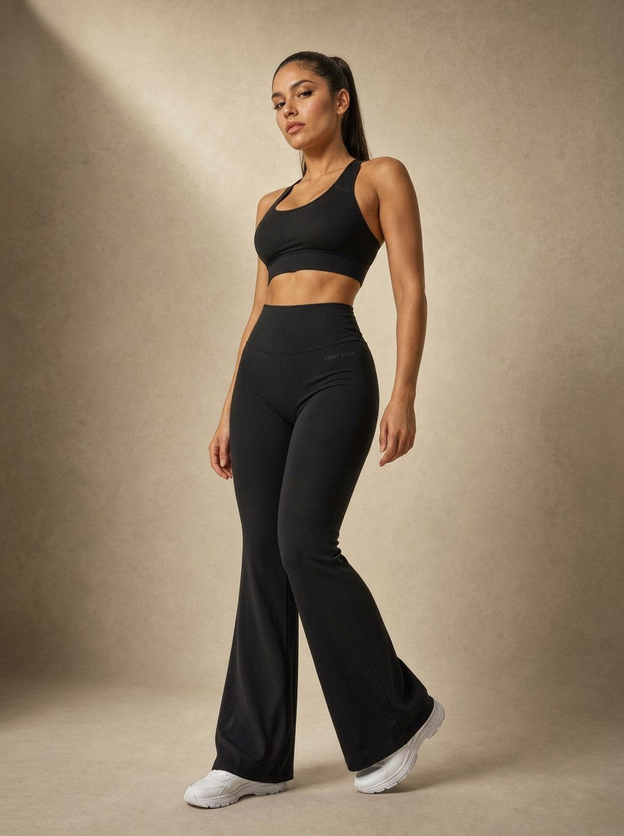 Drift Flare Pants - Jet Black