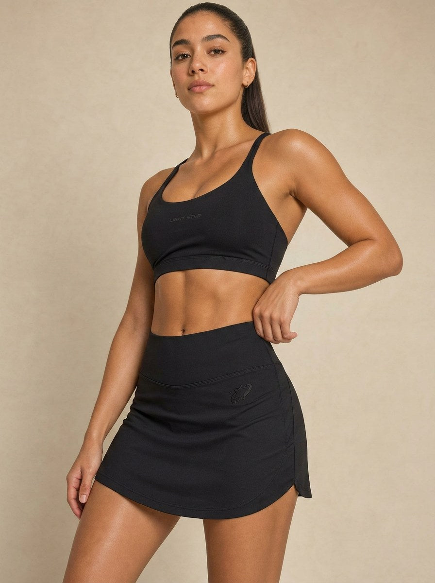 Eclipse Skirt - Jet Black