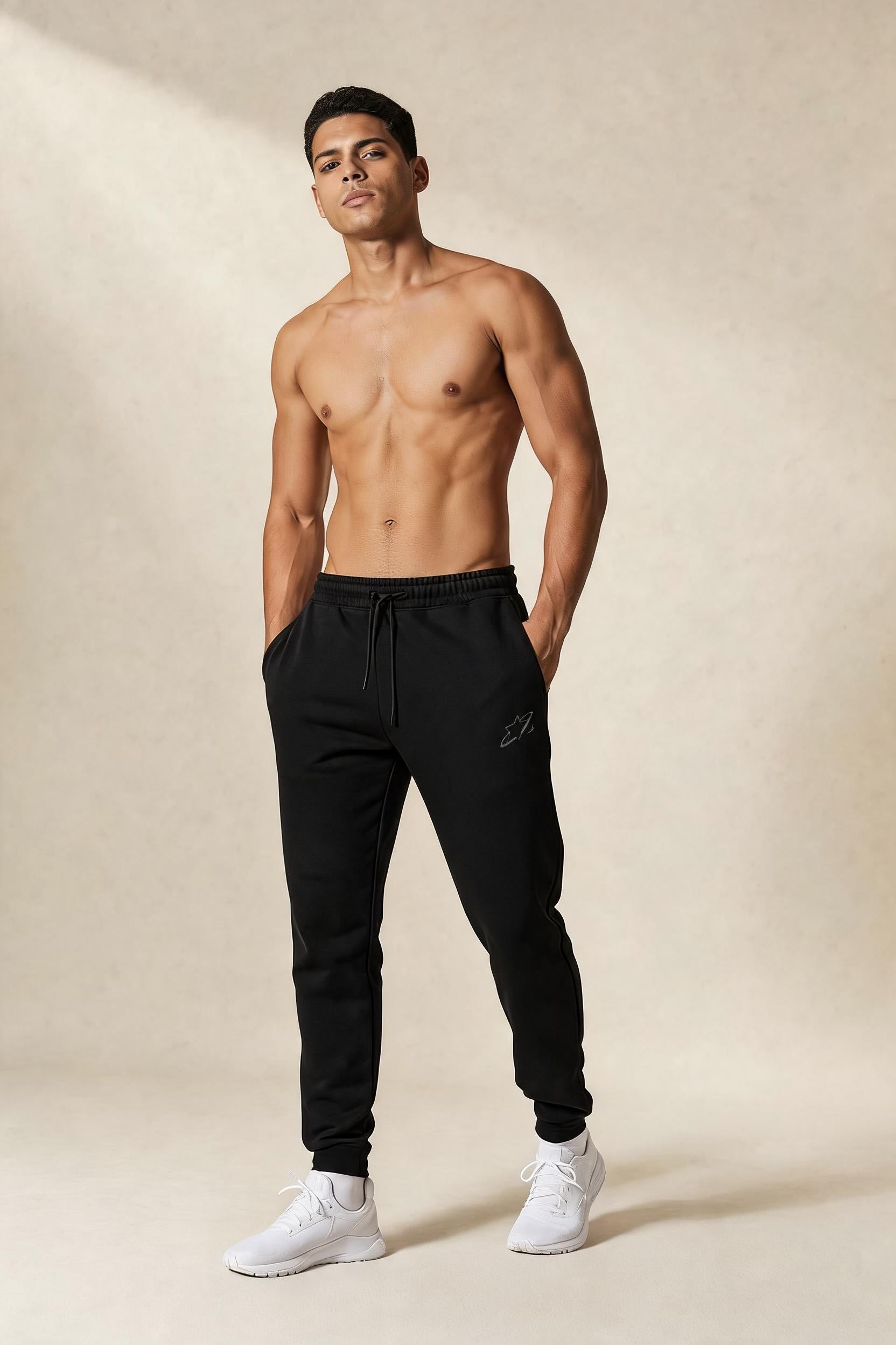 Apex Tapered Joggers - Jet Black