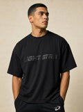 Stellar Oversized Tee - Jet Black