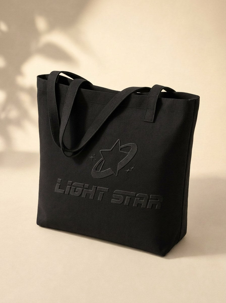 Stellar Tote Bag - Jet Black