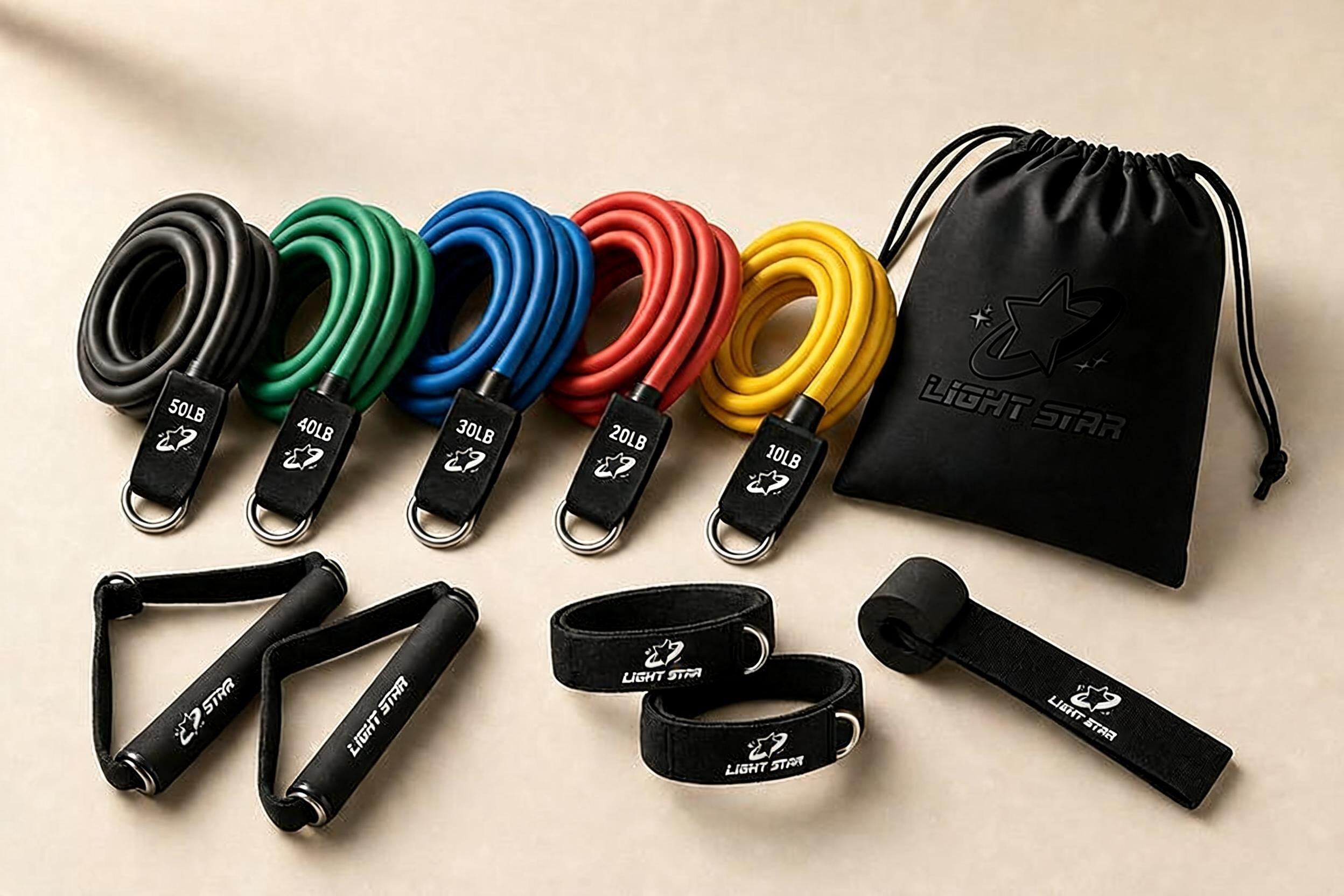 Halo Resistance Bands Set - Jet Black