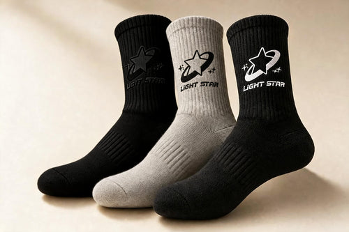 Apex Crew Socks 3-Pack - Jet Black